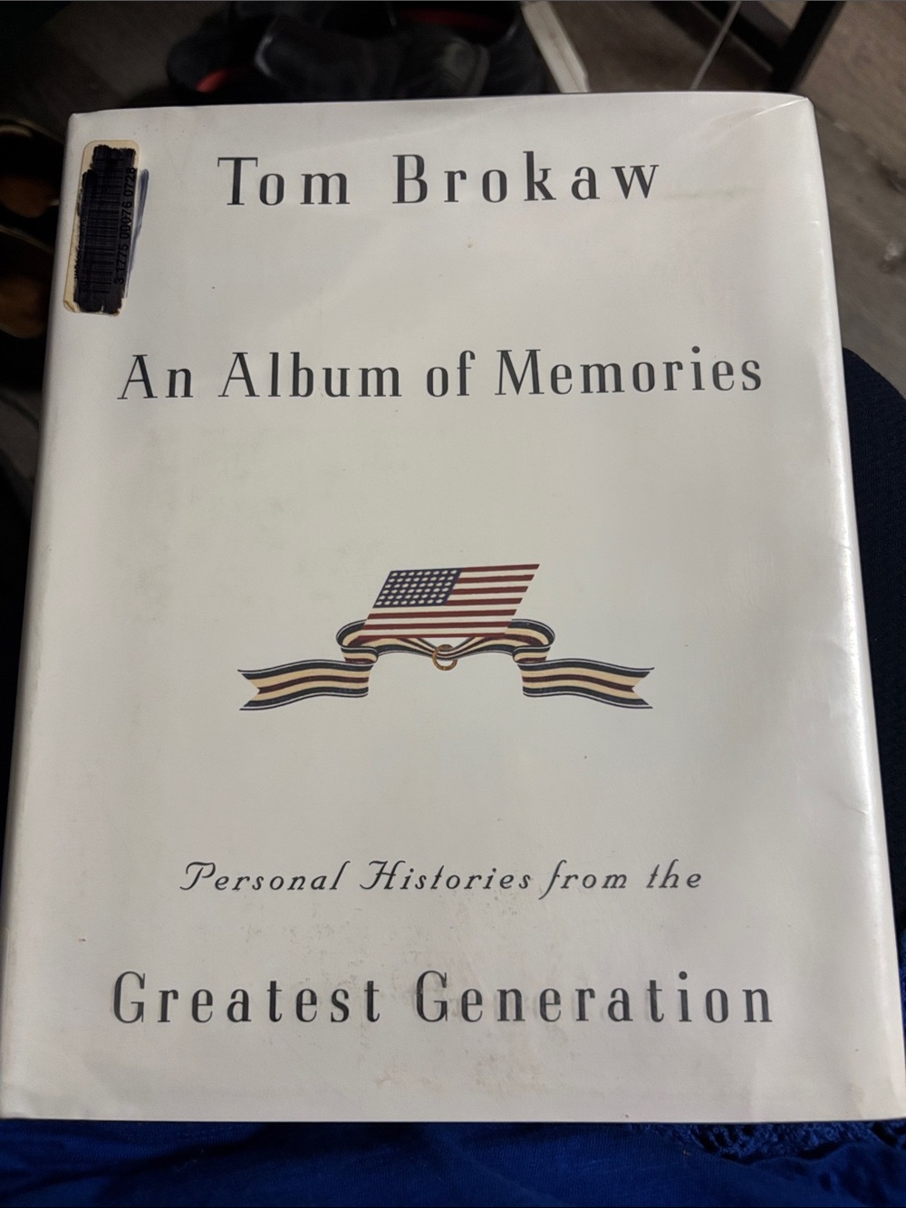 Tom Brokaw An Album of Memories - White Hardcover